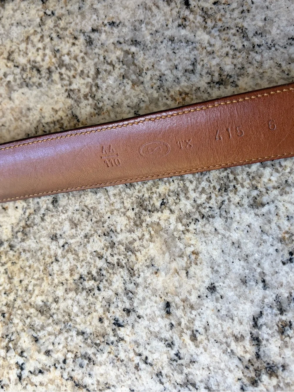 Trafalgar tom James Okeechobee alligator Leather Belt size 44